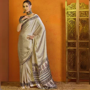 Elegant Modal Silk Saree with Woven Borders