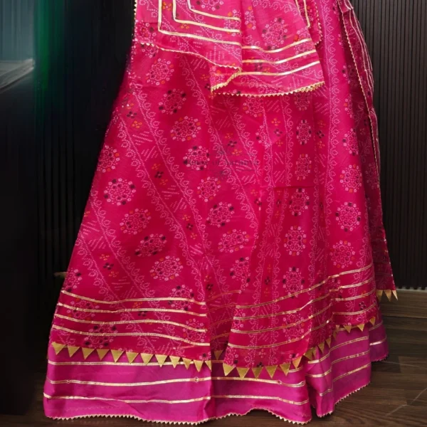 Traditional Kota Doria lehenga online shopping