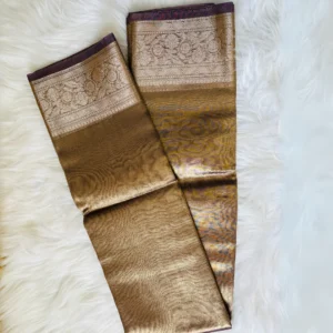 tissue silk saree for wedding celebrations